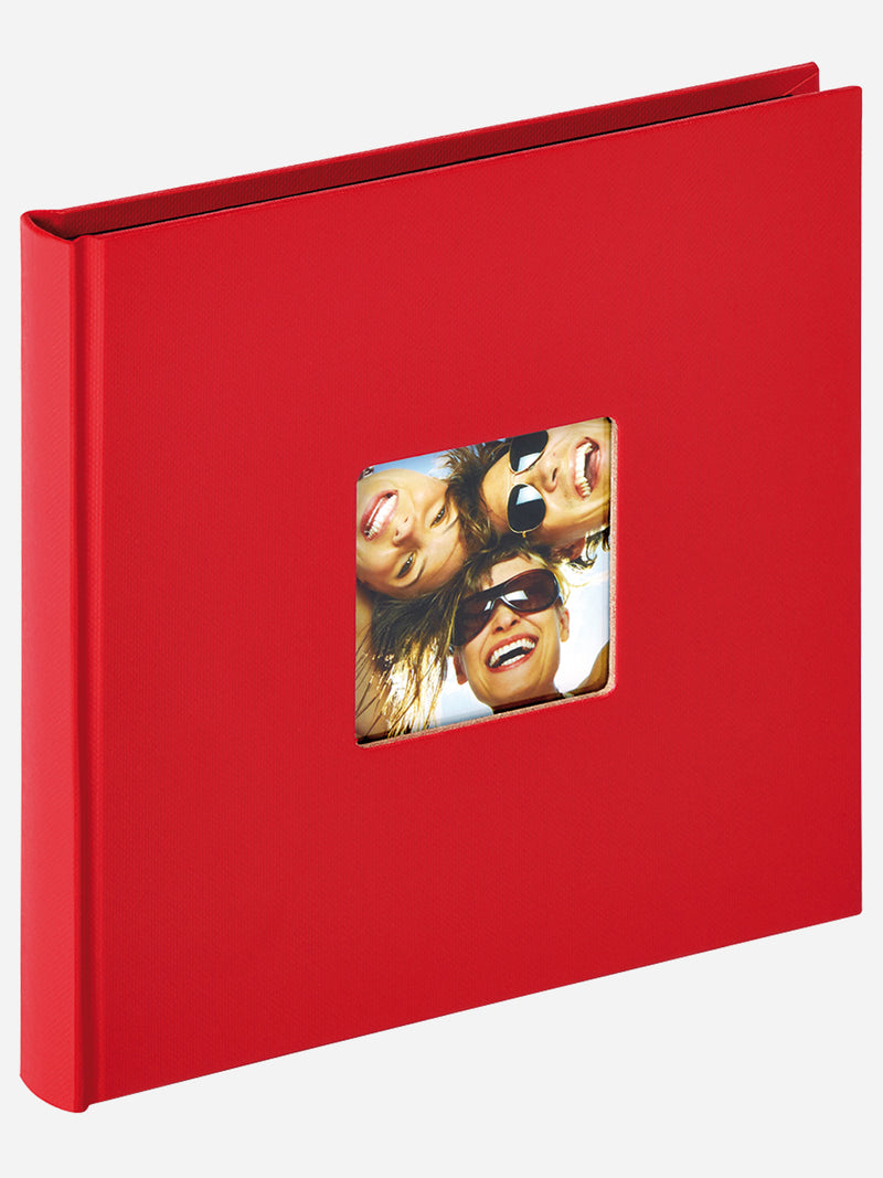 Designalbum "Fun" rood 18x18 cm