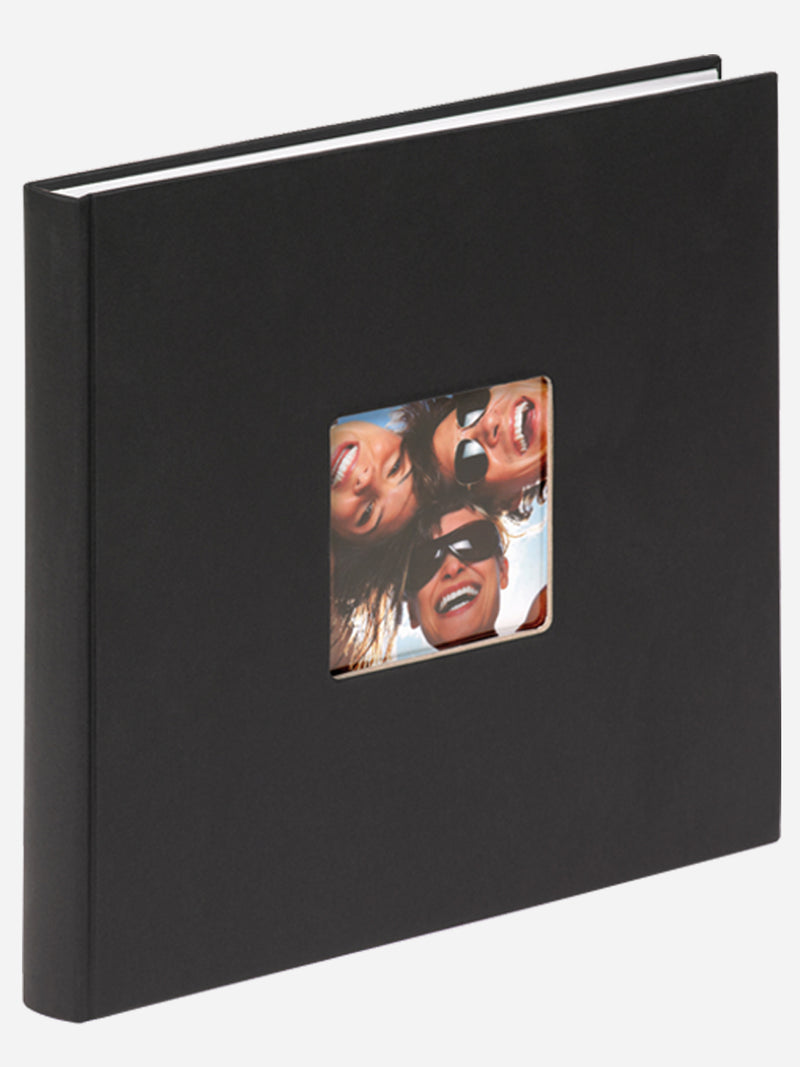Designalbum "Fun" zwart 26x25 cm