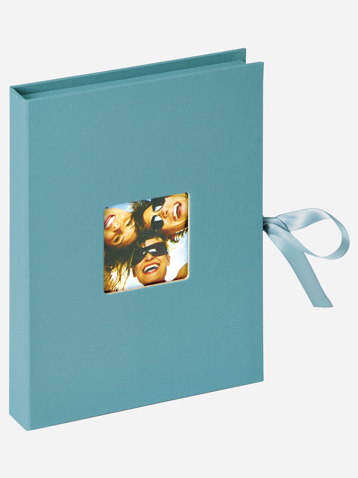 Fotobox "Fun" petrol groen 13x18 cm