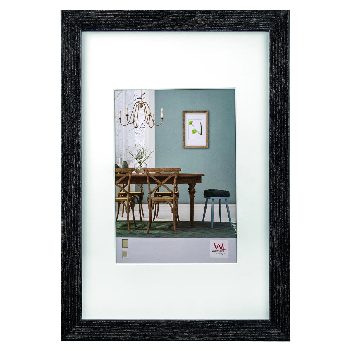 Fiorito houten fotolijst met acryl 40x50 donkergrijs