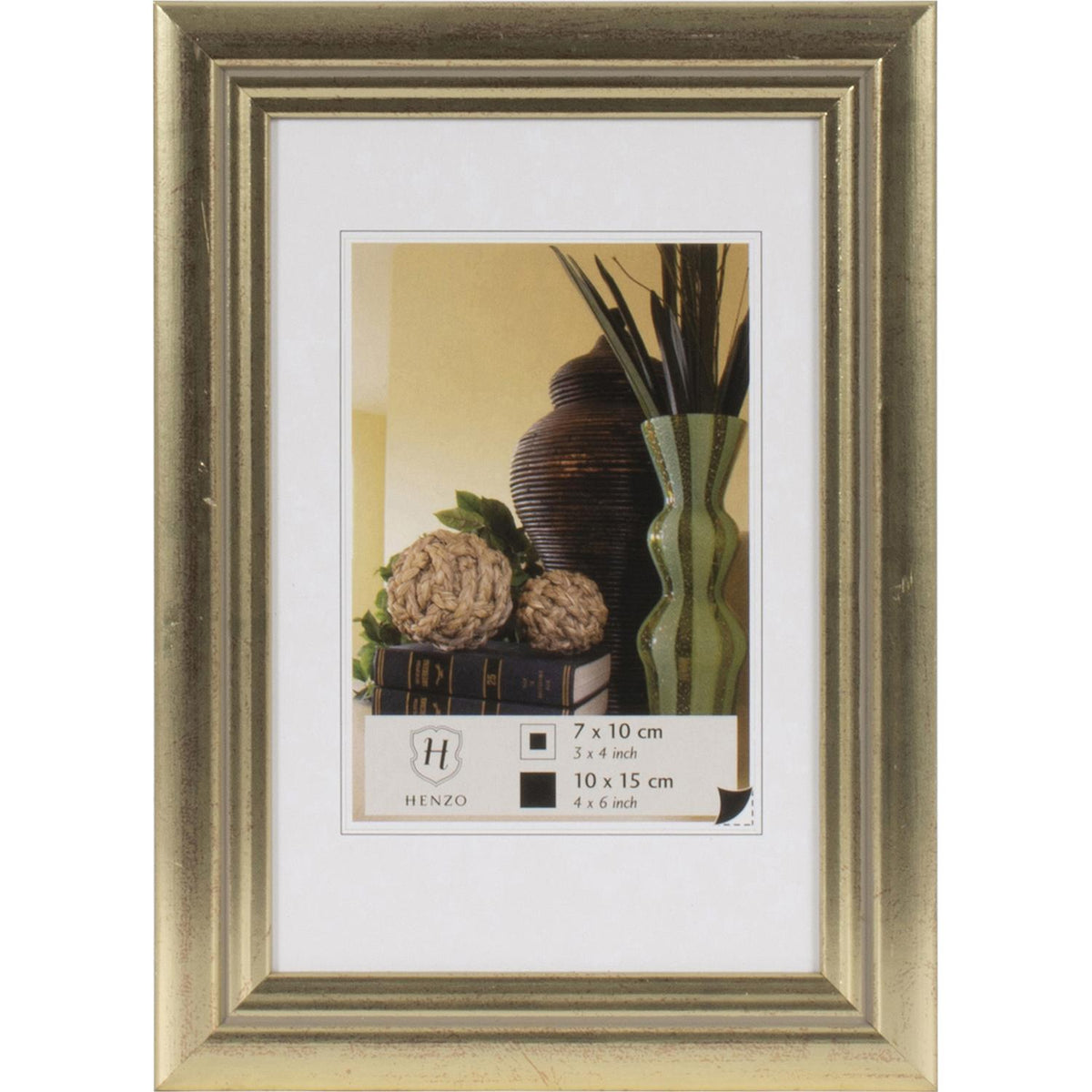 Fotolijst - Henzo - Artos - Fotomaat 10x15 cm - Goud
