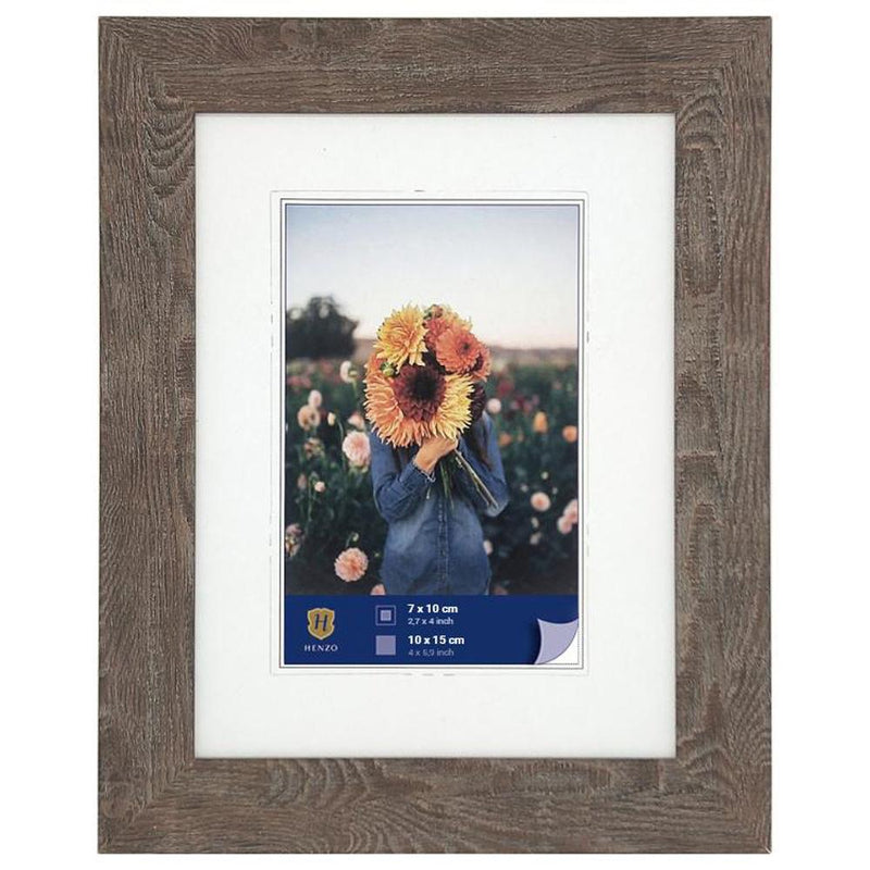 Fotolijst - Henzo - Dahlia - Fotomaat 10x15 cm - Bruin
