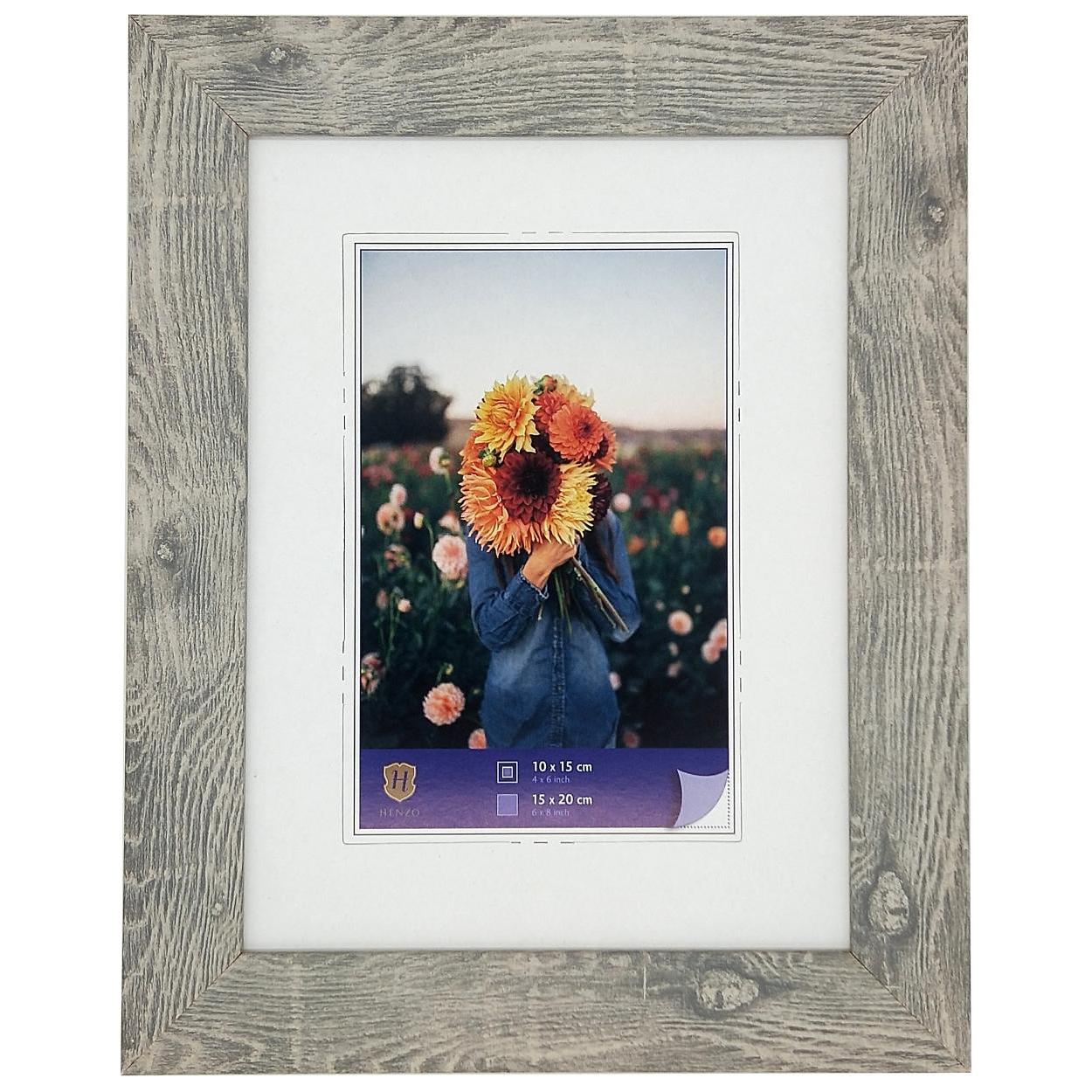Fotolijst - Henzo - Dahlia - Fotomaat 15x20 cm - Grijs