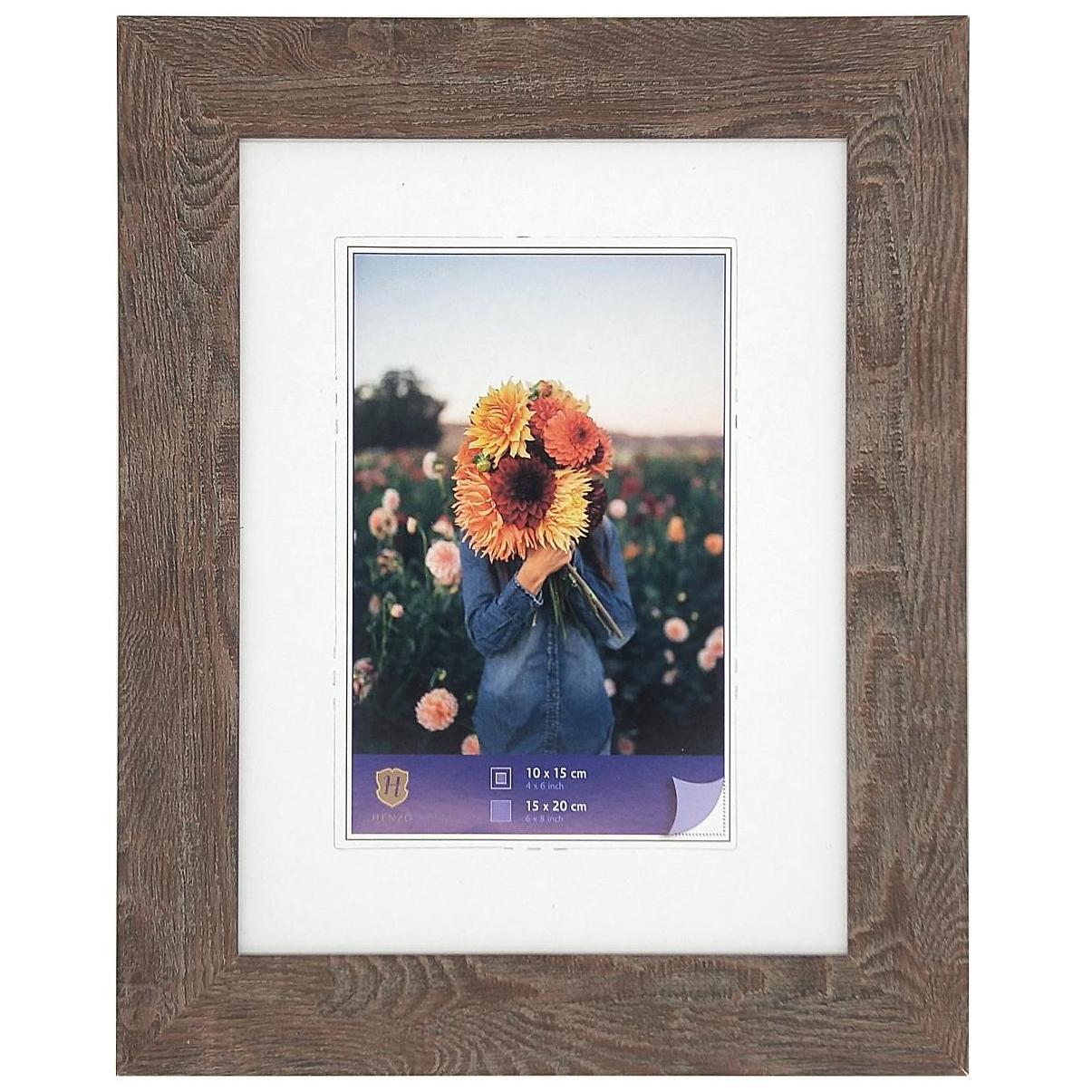 Fotolijst - Henzo - Dahlia - Fotomaat 15x20 cm - Bruin
