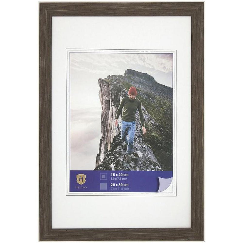 Fotolijst - Henzo - Edge - Fotomaat 20x30 cm - Donkerbruin