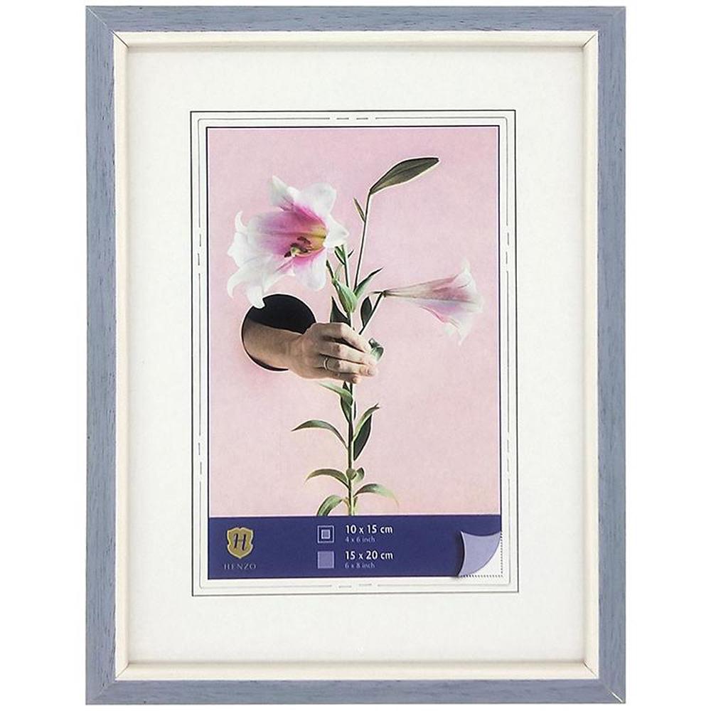 Fotolijst - Henzo - Lily - Fotomaat 15x20 cm - Blauw