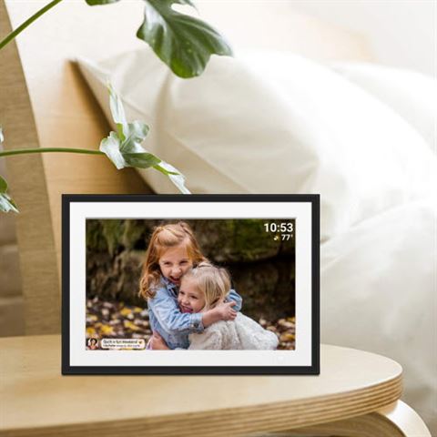Frameo Digitale Fotolijst HF-109T Zwart 10.1 Inch met FrameGlow