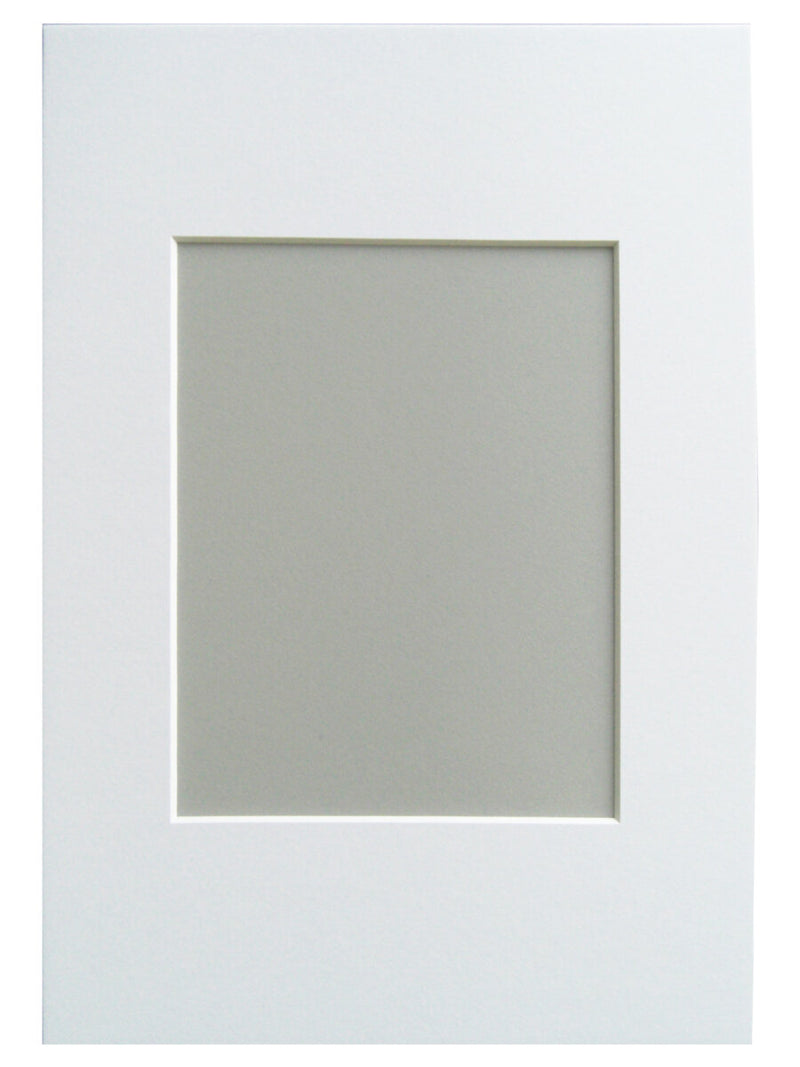 Passe-partout 29,7x42 met uitsnede 20x30 polar wit