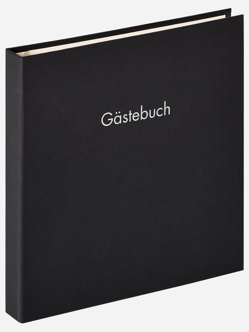 Gastenboek "Fun" 26x25 cm zwart