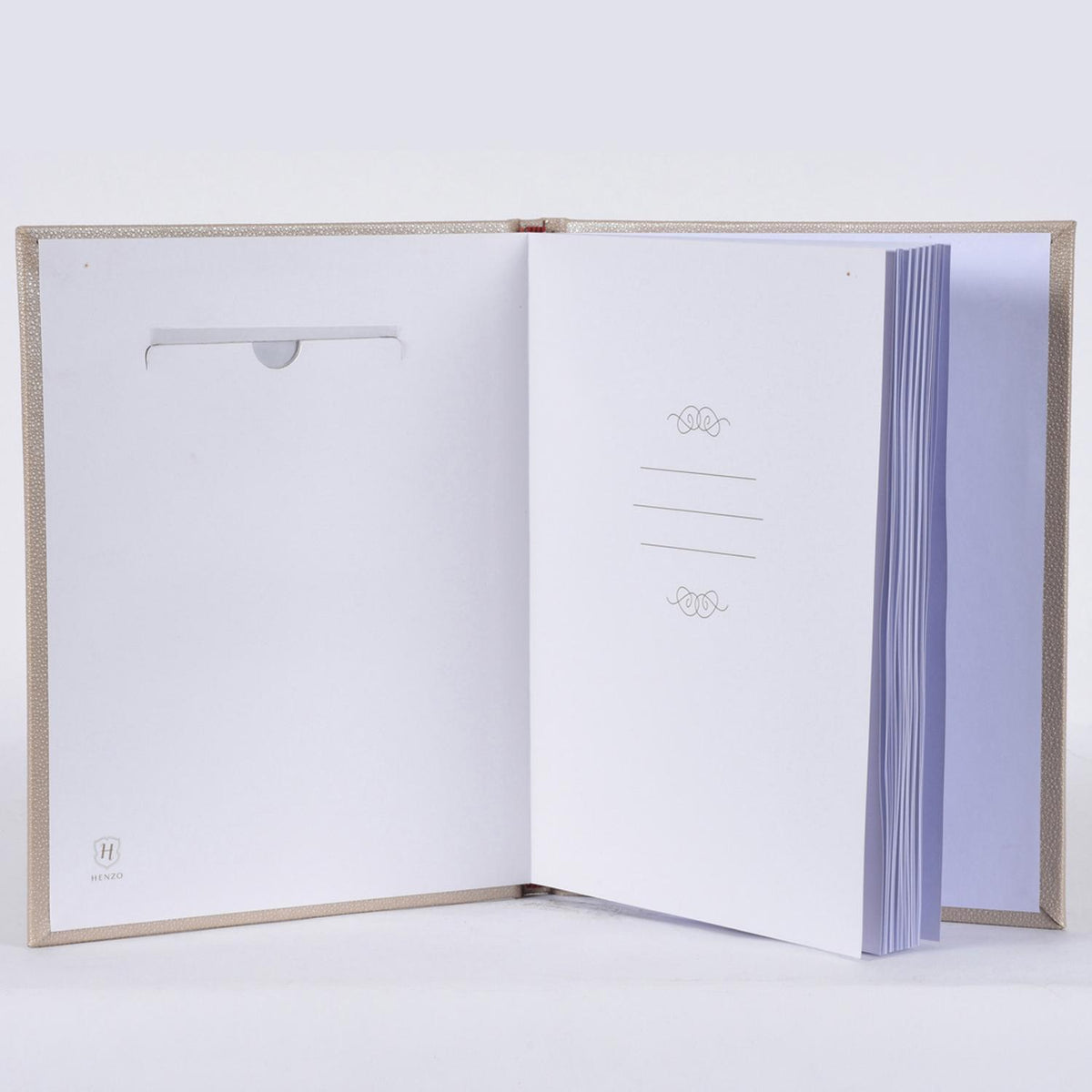 Henzo Gastenboek Perle Champagne