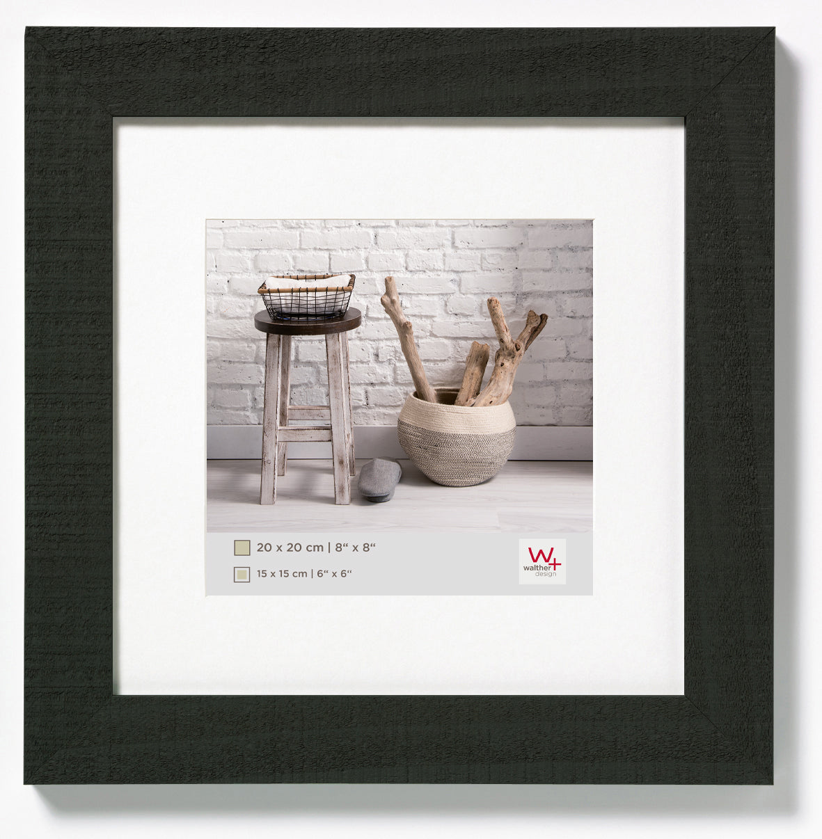 Home hout 20x20 zwart
