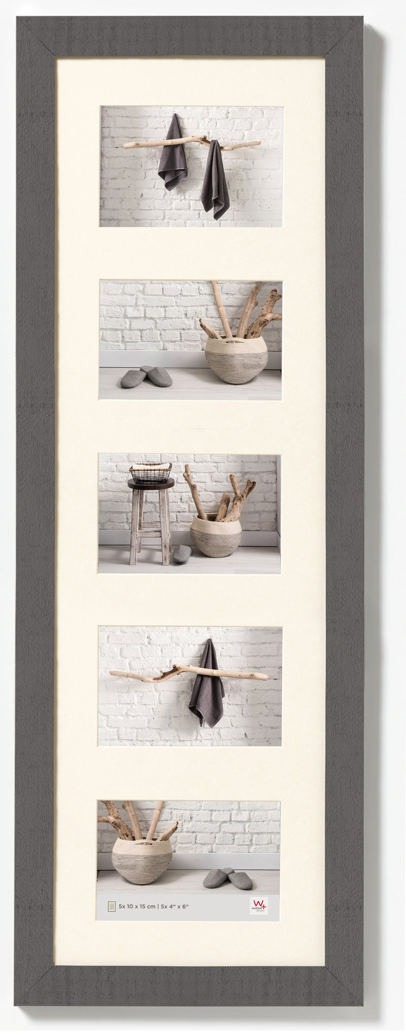Home hout 5x10x15 grijs