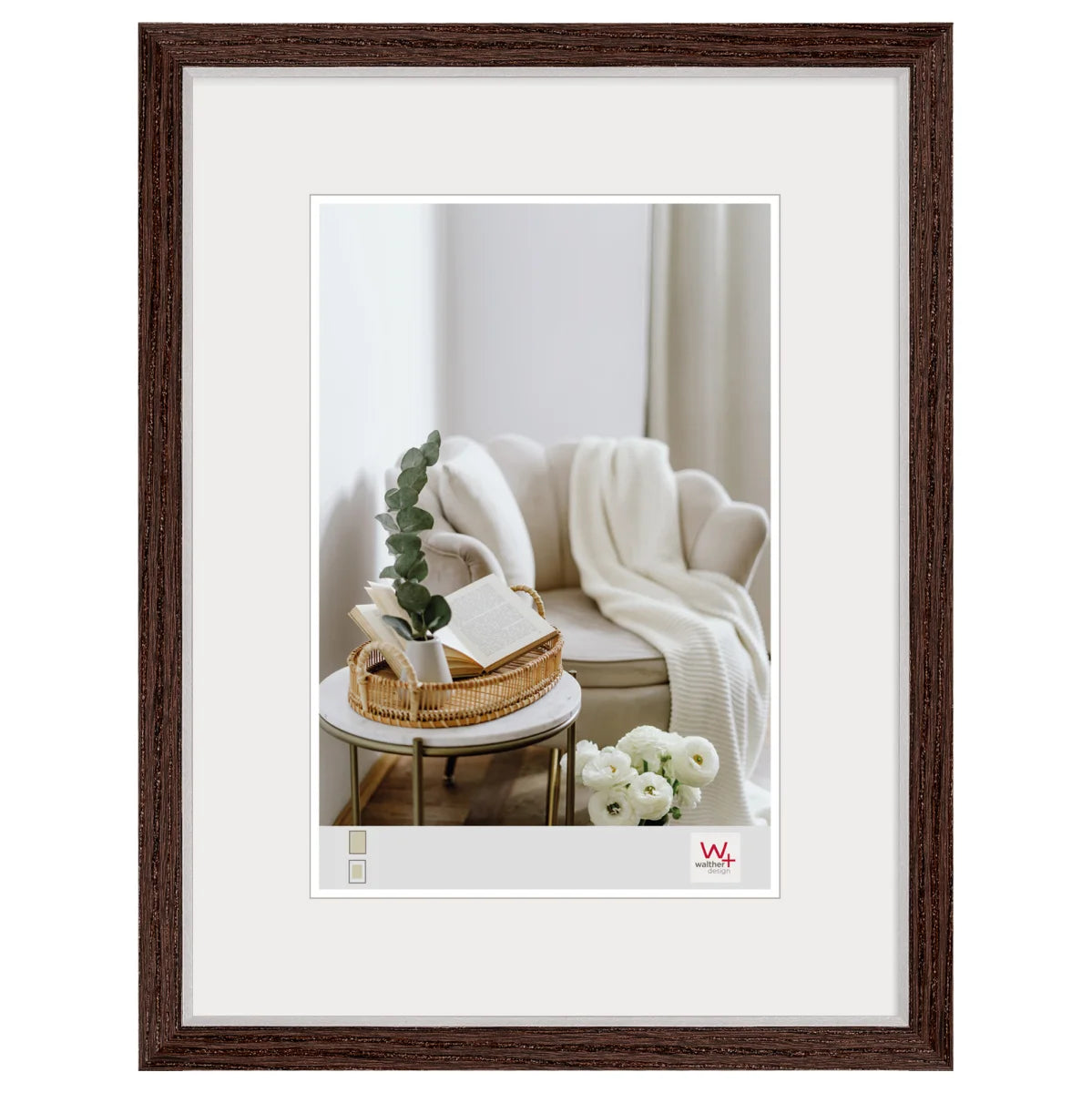 Hygge fotolijst 10x15 noten