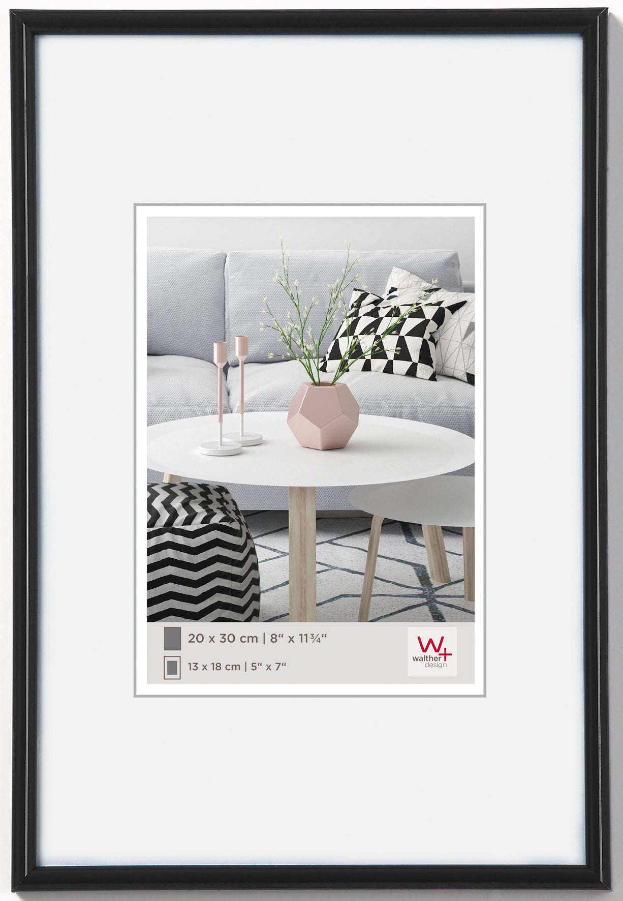 Galeria fotolijst 18x24 zwart