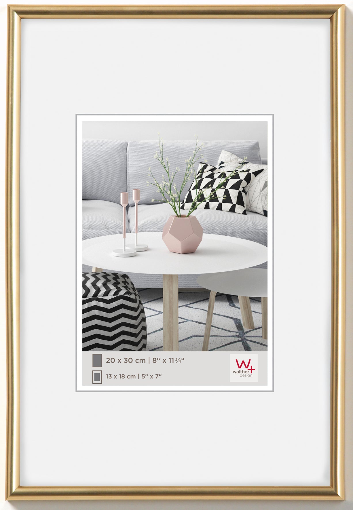 Galeria fotolijst 28x35 goud
