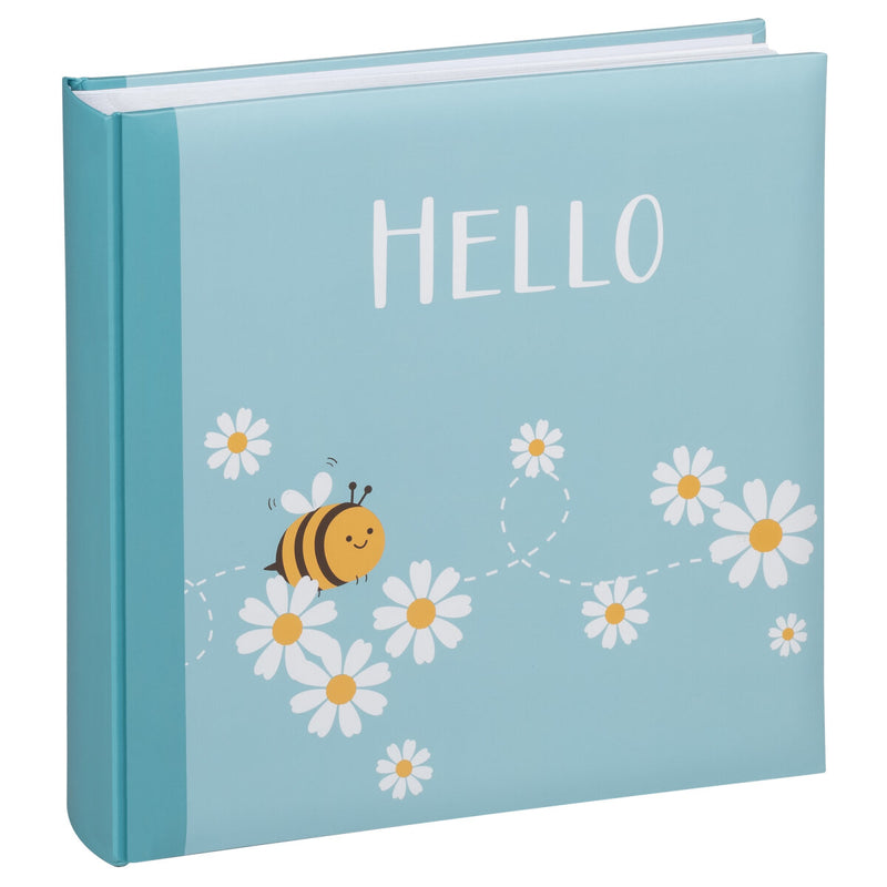 Kinderalbum Hello Bee blauw 26x25 cm
