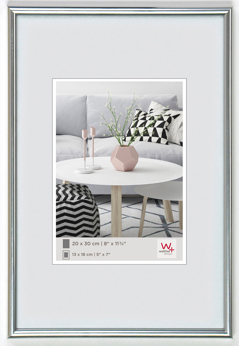 Galeria fotolijst 28x35 zilver