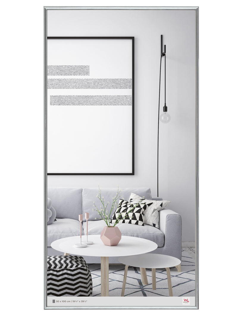 Galeria fotolijst 50x100 zilver