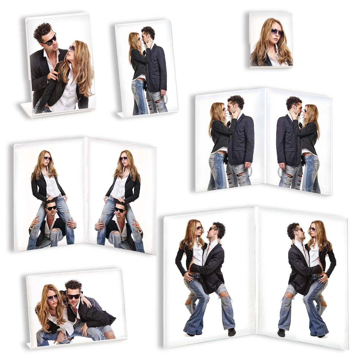 Acryl foto/document presentatie standaard 13x18 staand