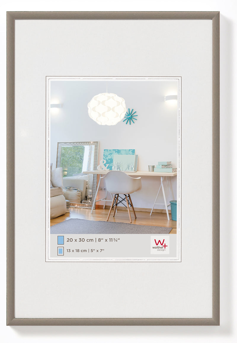 New Lifestyle Kunststof lijst 13x18 staalgrijs
