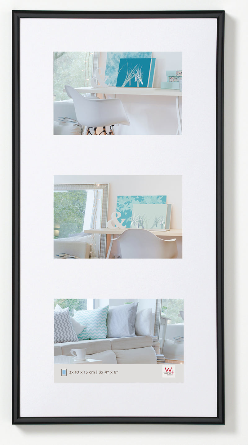 New Lifestyle Kunststof Galerie 3x15x20 zwart