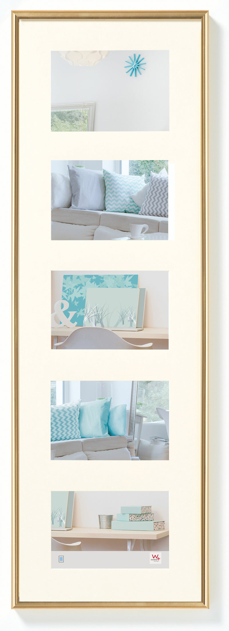 New Lifestyle Kunststof Galerie 5x10x15 goud