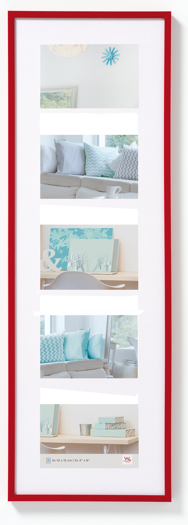 New Lifestyle Kunststof Galerie 5x10x15 rood