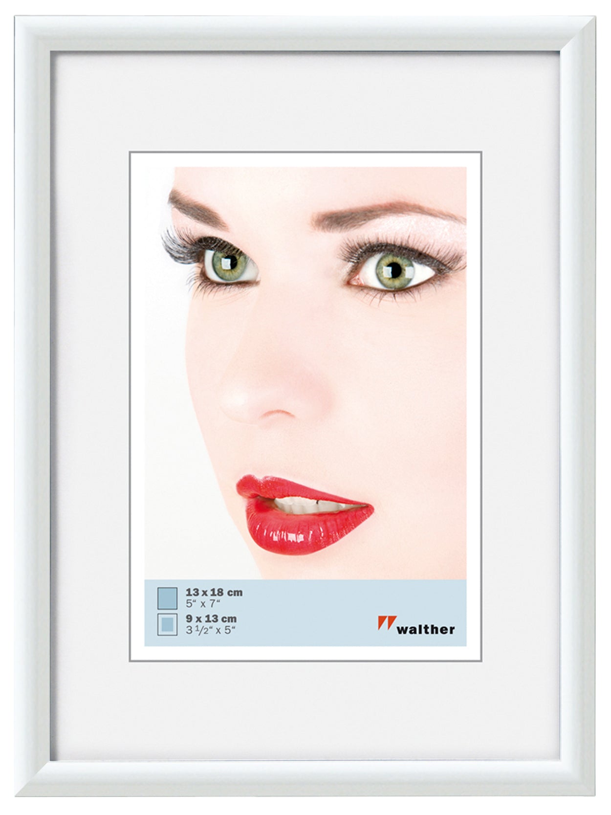 Galeria fotolijst 9x13 wit