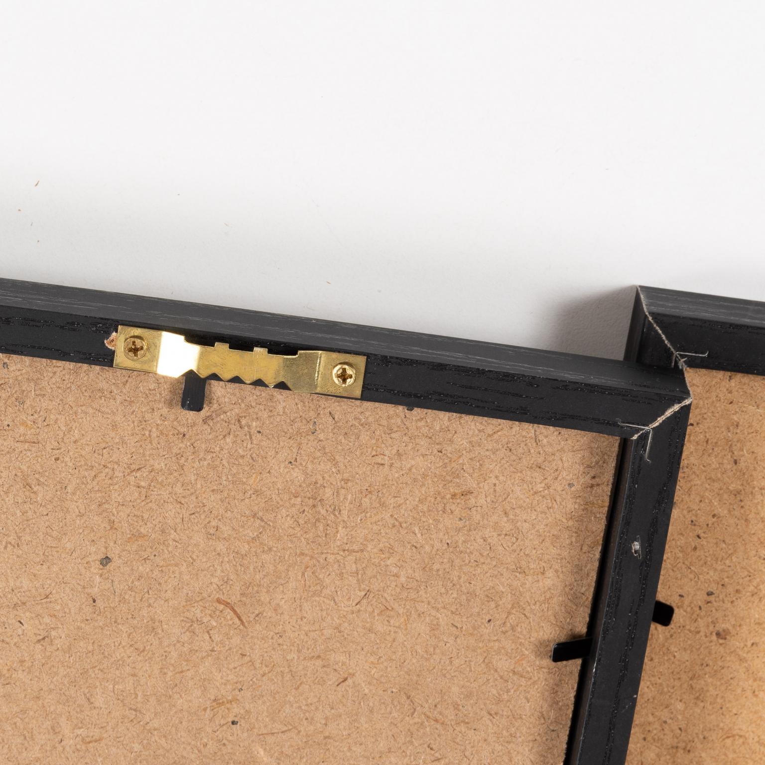 Letterbord - Henzo - Collagelijst voor 8 foto's plus tekst - Zwart