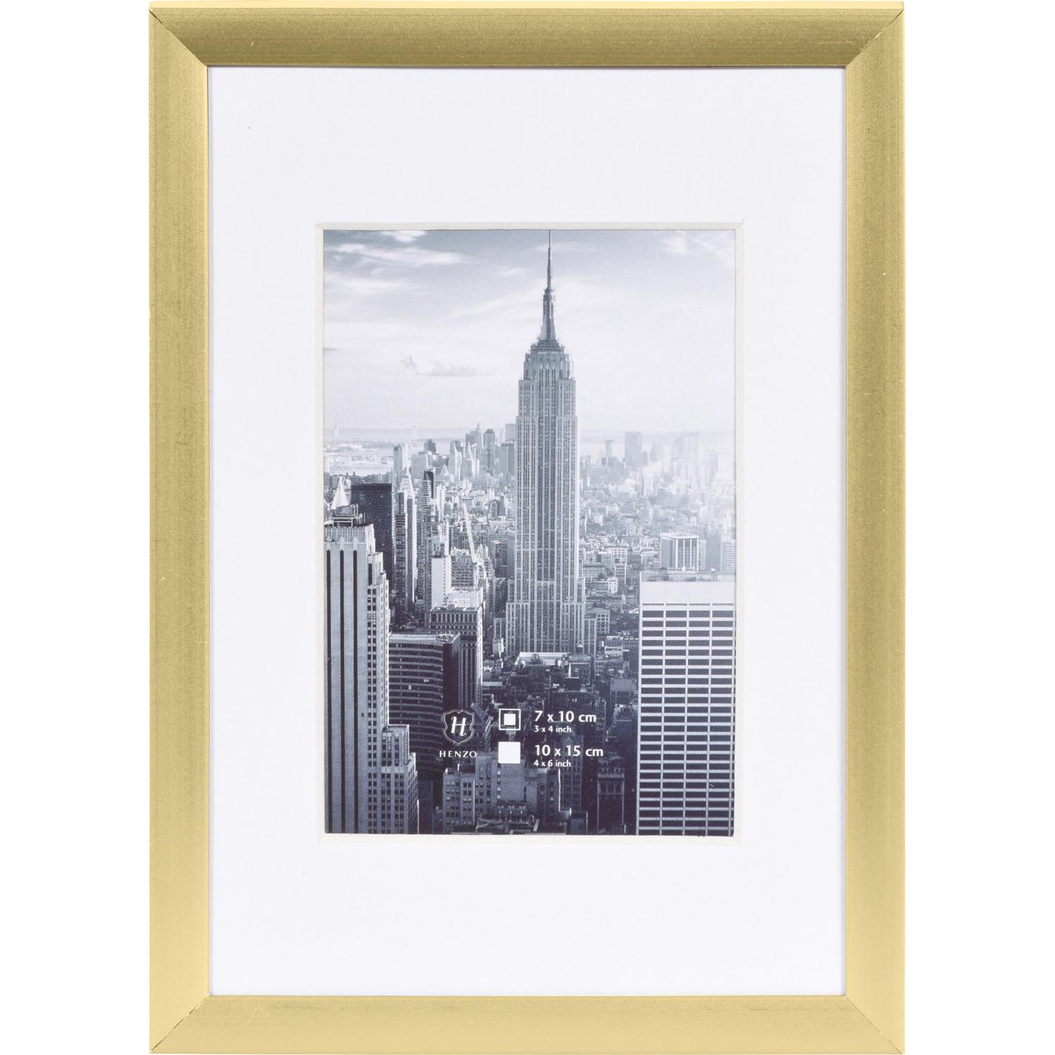 Fotolijst - Henzo - Manhattan - Fotomaat 10x15 cm - Goud