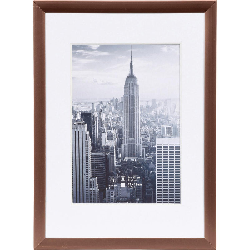 Fotolijst - Henzo - Manhattan - Fotomaat 13x18 cm - Brons