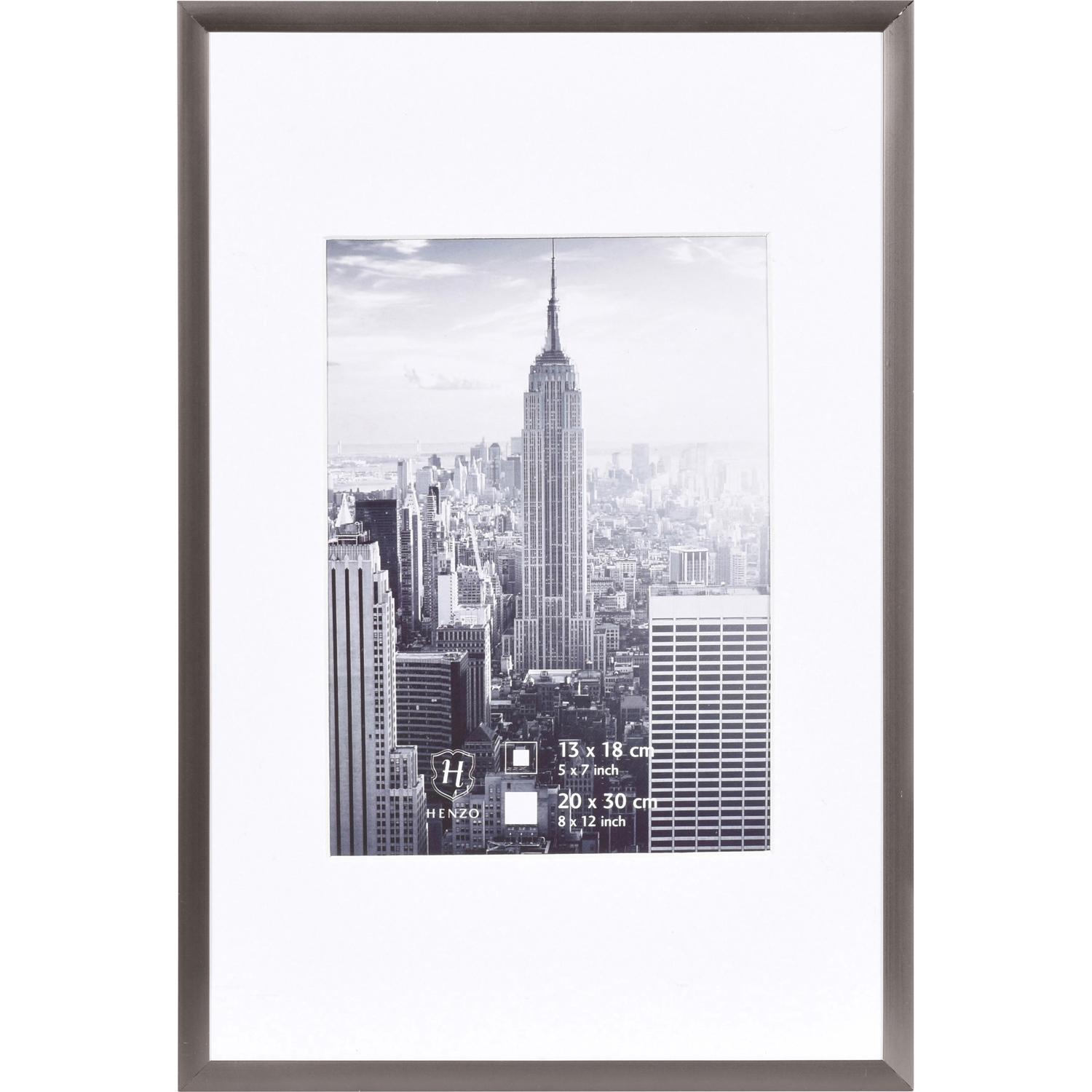 Fotolijst - Henzo - Manhattan - Fotomaat 20x30 cm - Donkergrijs