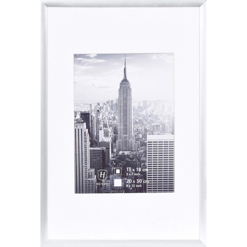 Fotolijst - Henzo - Manhattan - Fotomaat 20x30 cm - Zilver