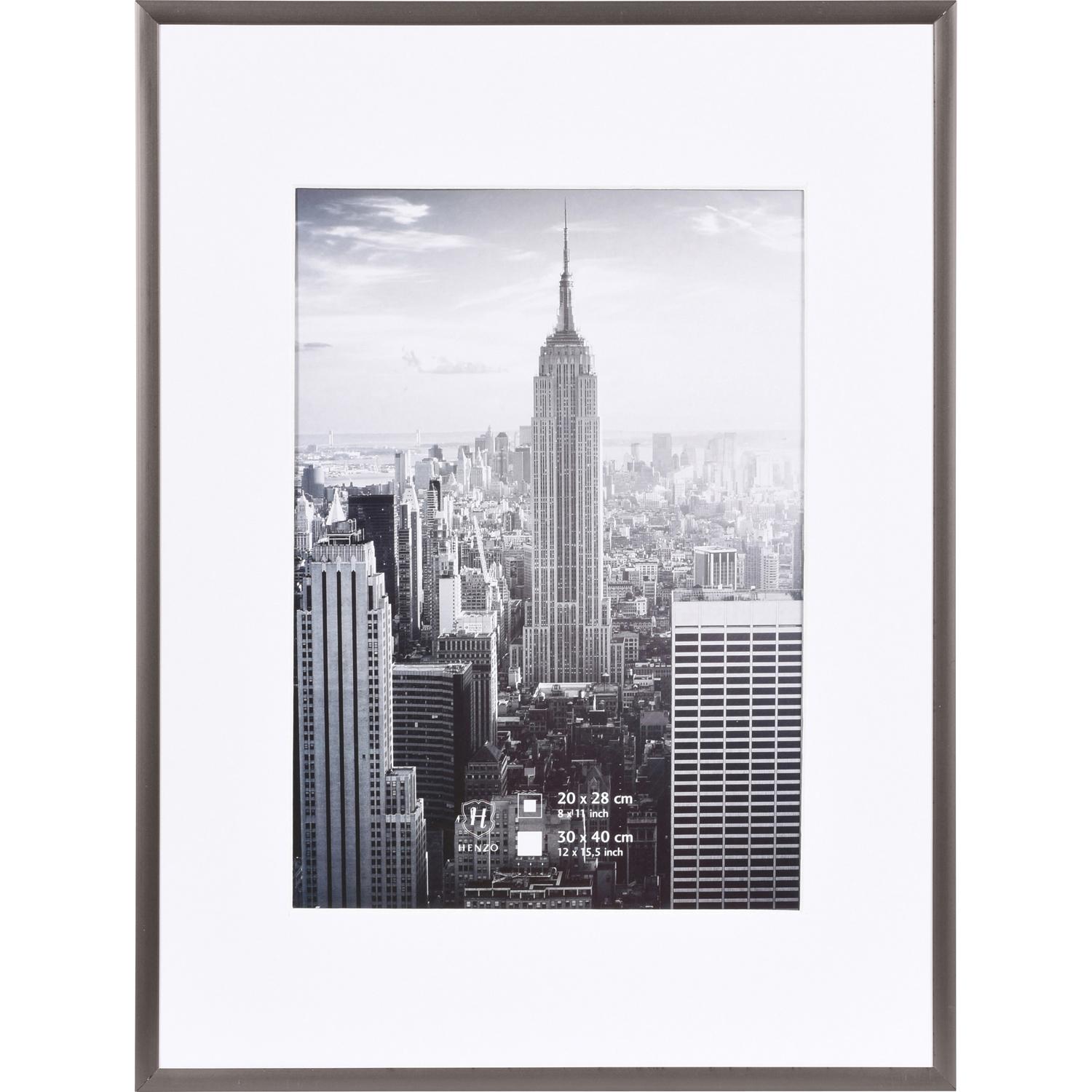 Fotolijst - Henzo - Manhattan - Fotomaat 30x40 cm - Donkergrijs