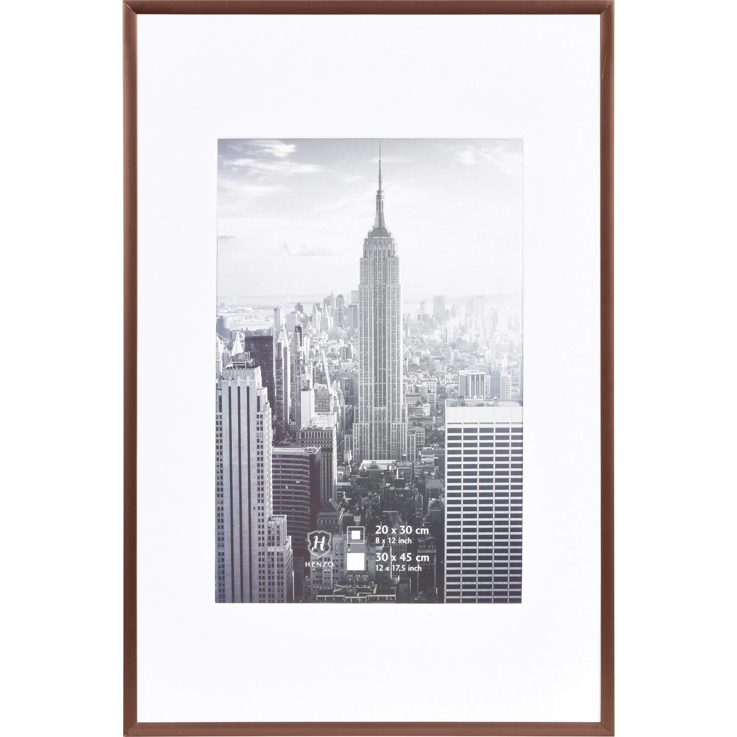 Fotolijst - Henzo - Manhattan - Fotomaat 30x45 cm - Brons
