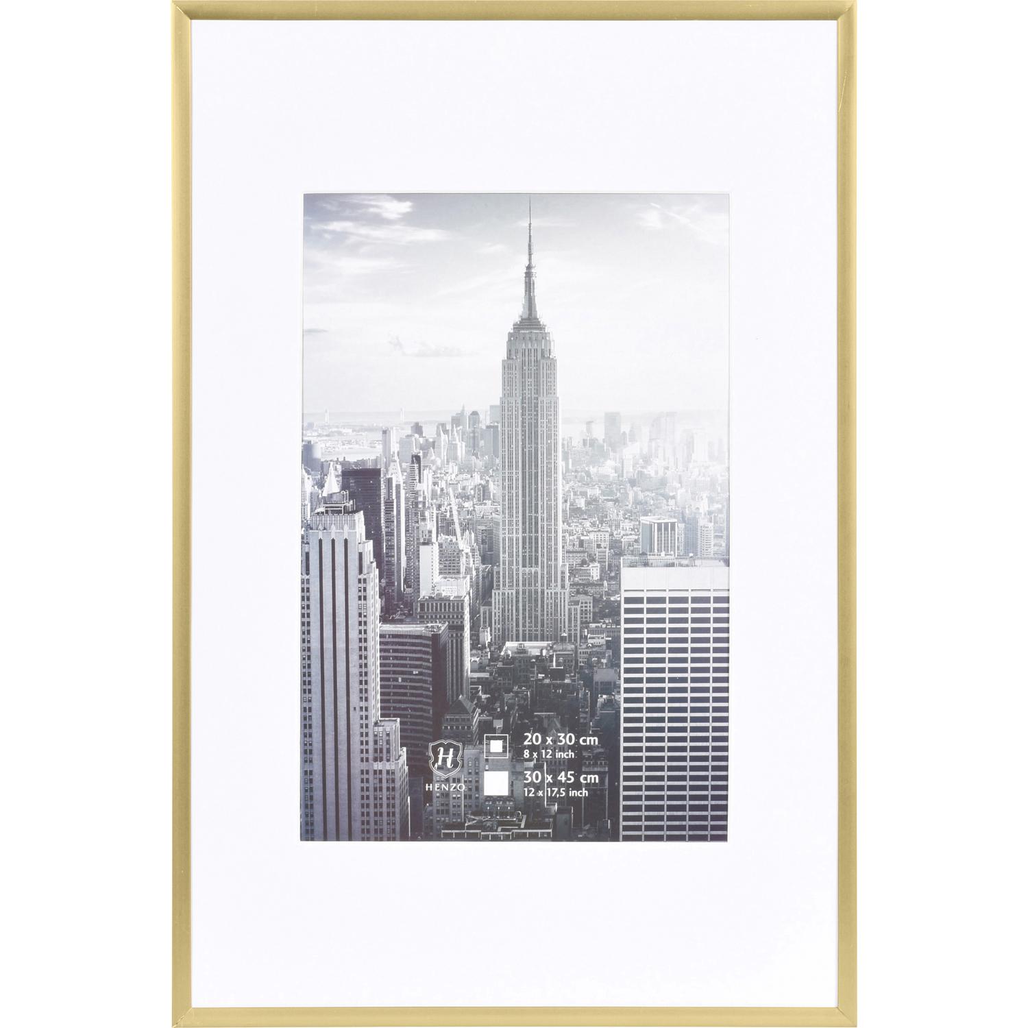 Fotolijst - Henzo - Manhattan - Fotomaat 30x45 cm - Goud