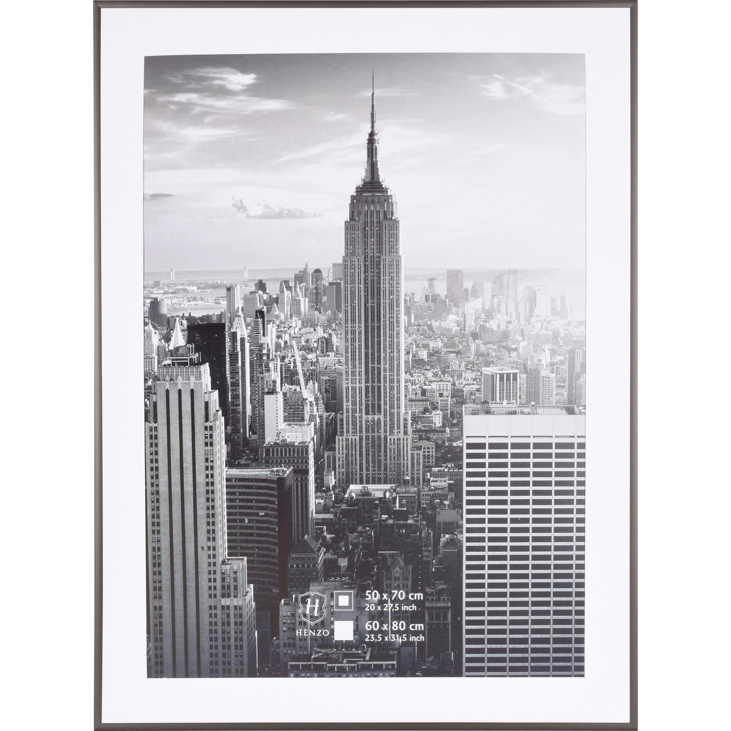 Fotolijst - Henzo - Manhattan - Fotomaat 60x80 cm - Donkergrijs