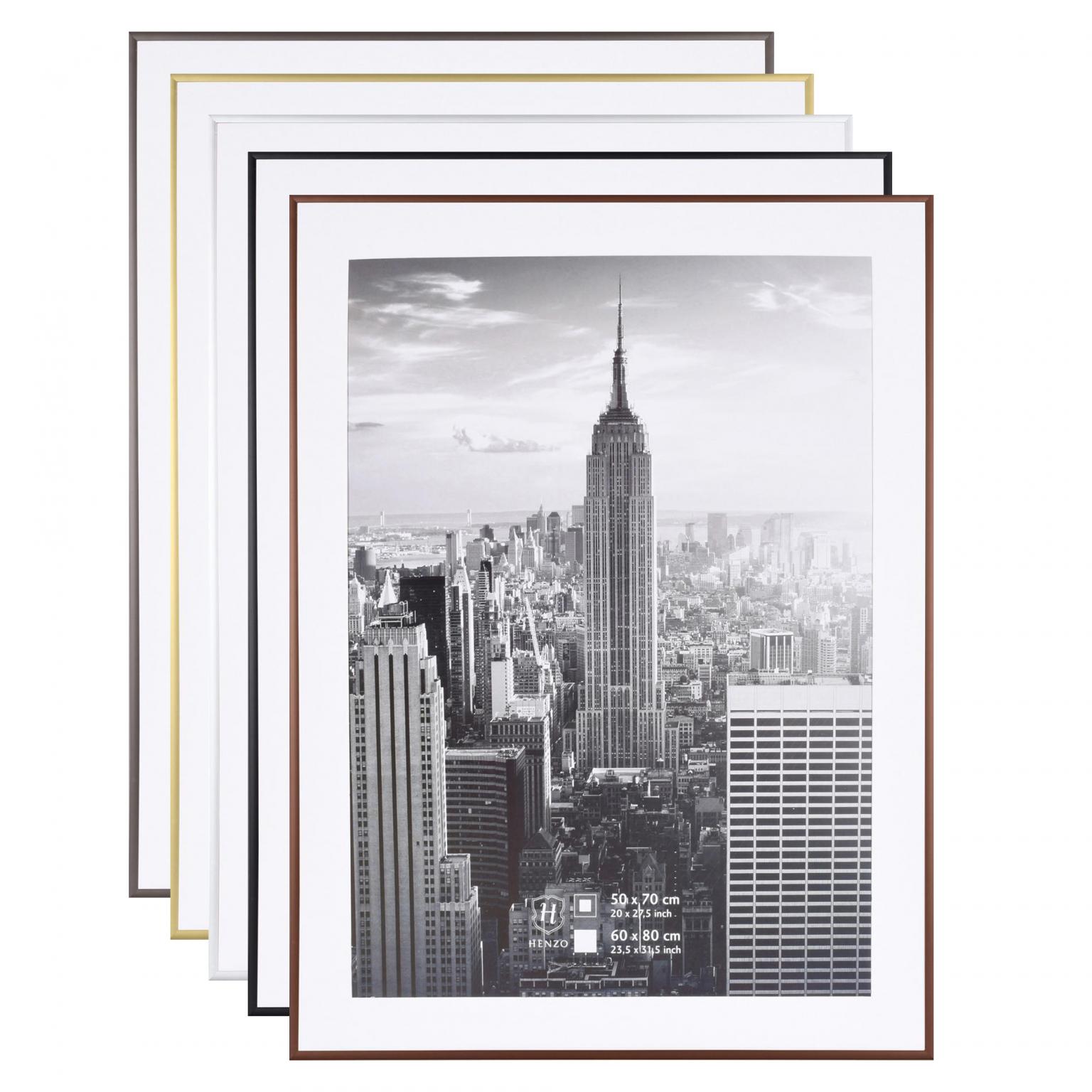 Fotolijst - Henzo - Manhattan - Fotomaat 60x80 cm - Donkergrijs
