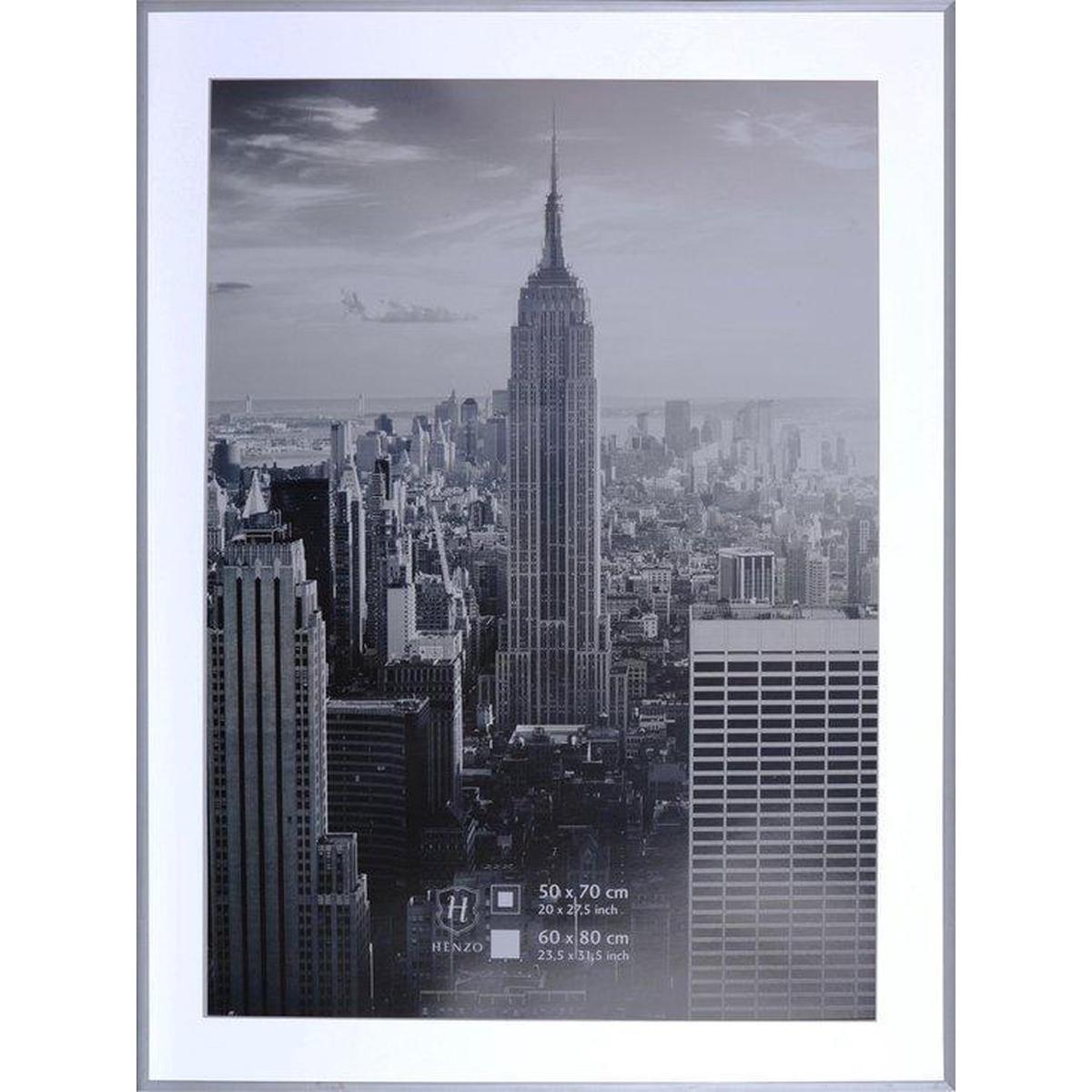 Fotolijst - Henzo - Manhattan - Fotomaat 70x100 cm - Zilver
