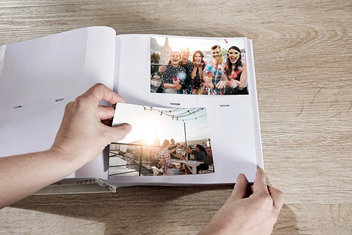 Memo album Grindy 200 foto's 11,5x15,5 cm wit