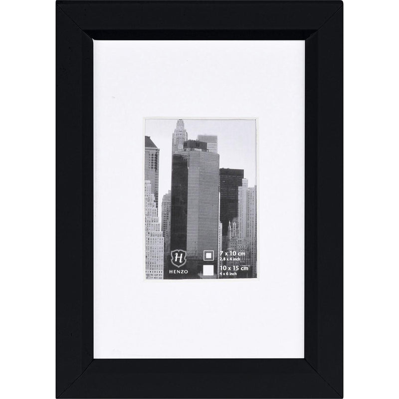 Fotolijst - Henzo - Metallica - Fotomaat 10x15 cm - Zwart