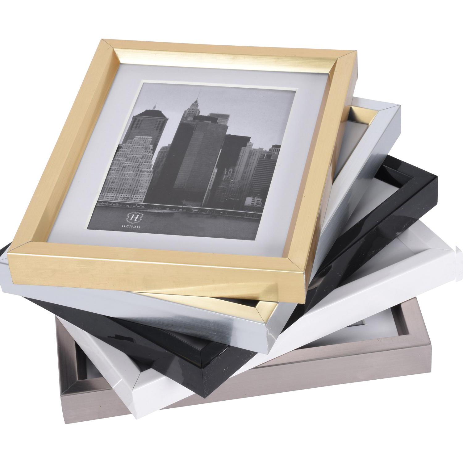 Fotolijst - Henzo - Metallica - Fotomaat 10x15 cm - Donkergrijs