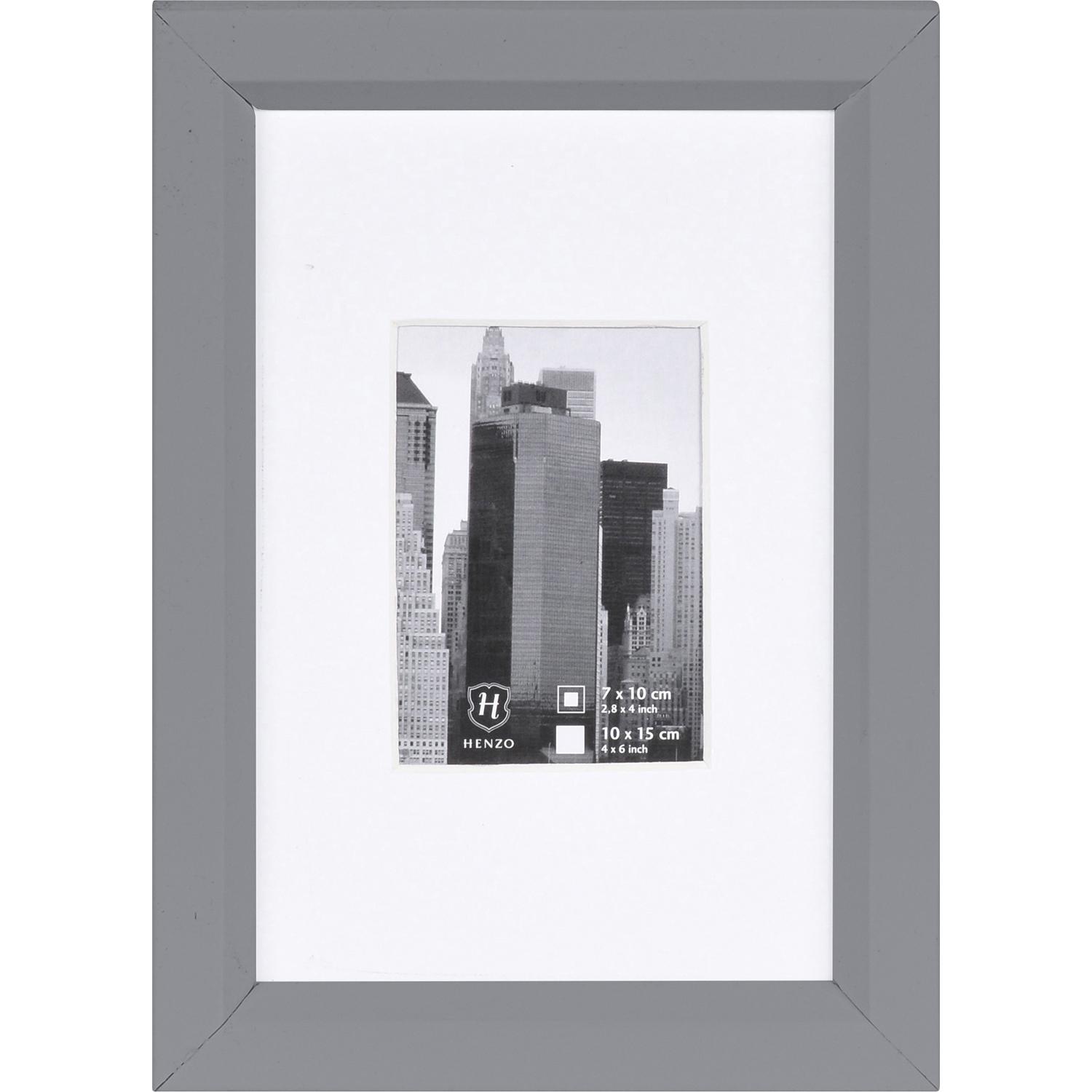 Fotolijst - Henzo - Metallica - Fotomaat 10x15 cm - Zilver