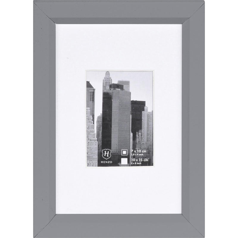 Fotolijst - Henzo - Metallica - Fotomaat 10x15 cm - Zilver