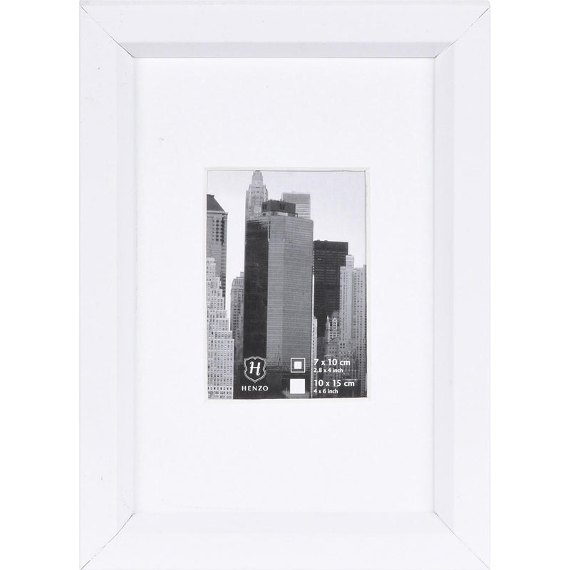 Fotolijst - Henzo - Metallica - Fotomaat 10x15 cm - Wit
