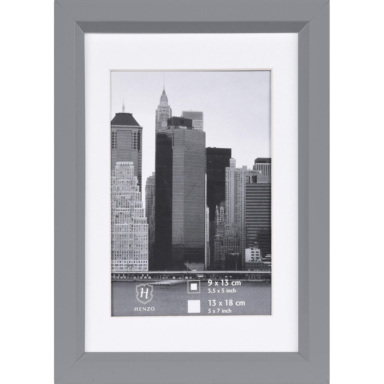Fotolijst - Henzo - Metallica - Fotomaat 13x18 cm - Zilver