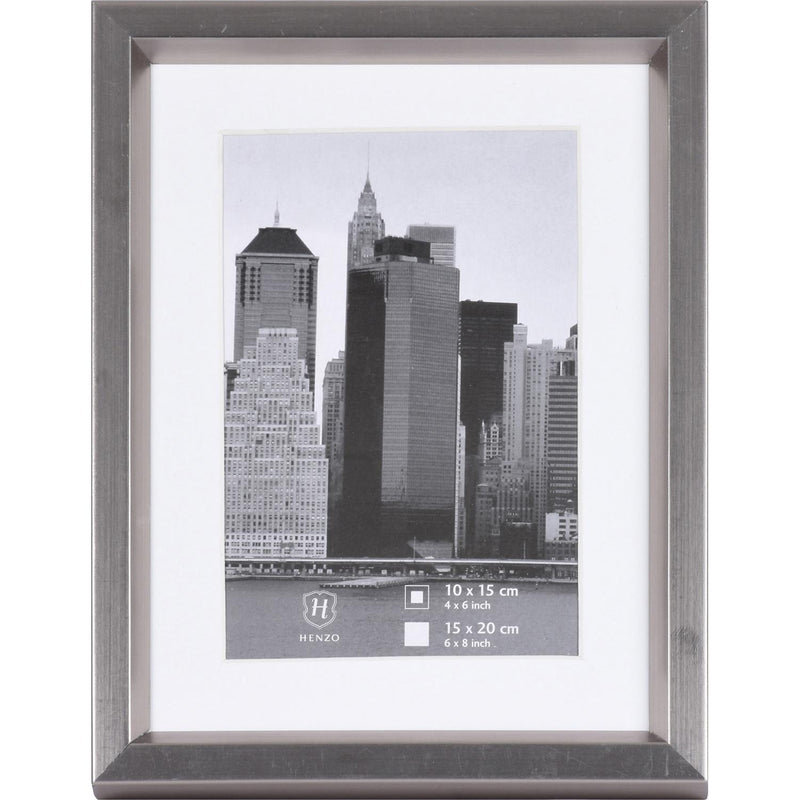 Fotolijst - Henzo - Metallica - Fotomaat 15x20 cm - Donkergrijs