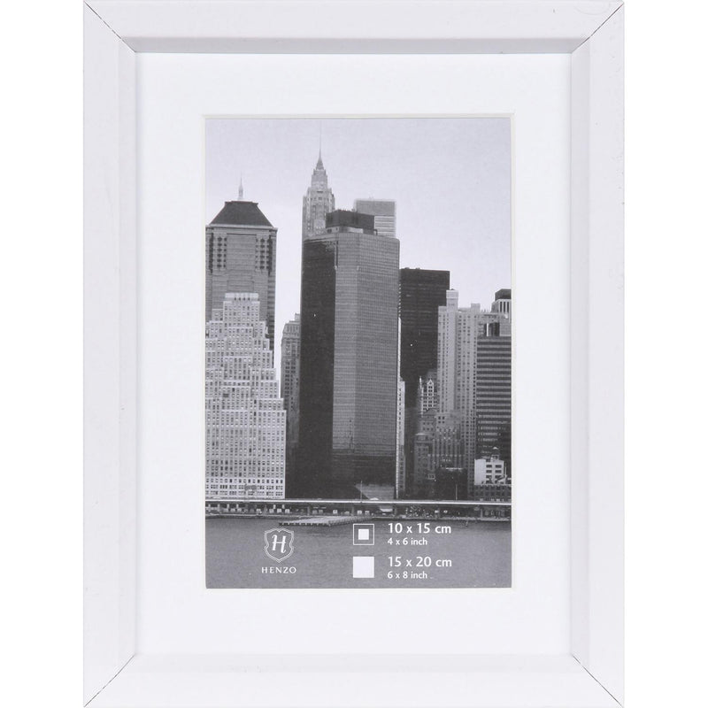 Fotolijst - Henzo - Metallica - Fotomaat 15x20 cm - Wit