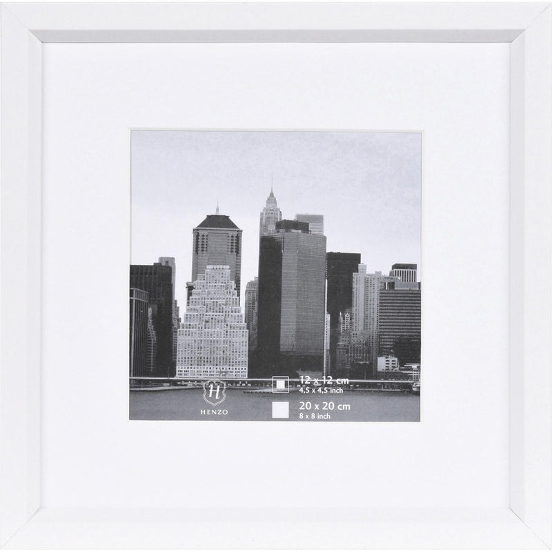 Fotolijst - Henzo - Metallica - Fotomaat 20x20 cm - Wit