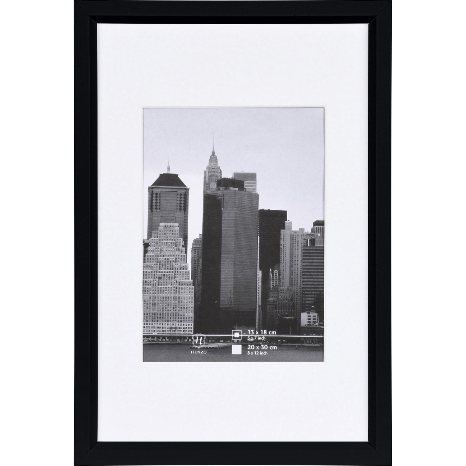 Fotolijst - Henzo - Metallica - Fotomaat 20x30 cm - Zwart